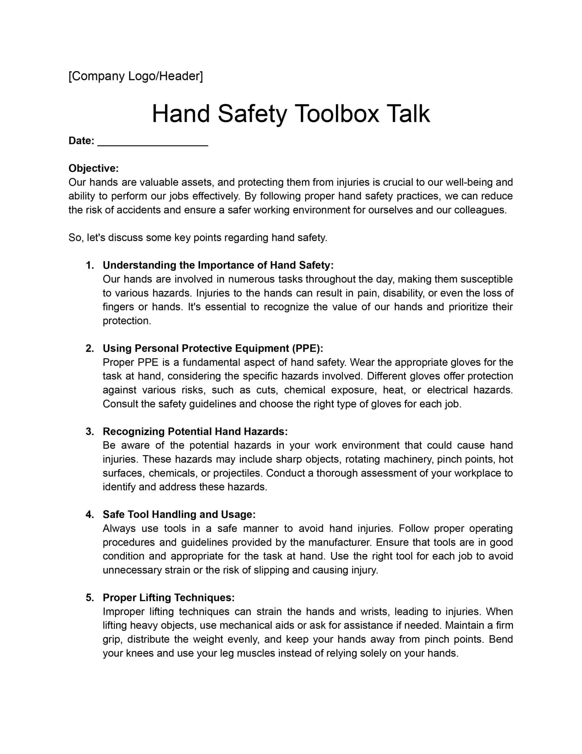 Toolbox Talk Template Fill Out Sign Online Dochub vrogue co